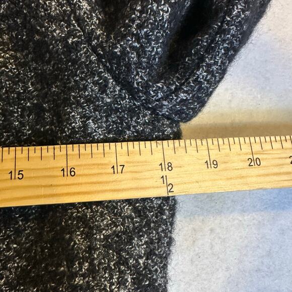 Kenneth Cole small wool tweed Women blazer pea coat double breasted black - Picture 6 of 10